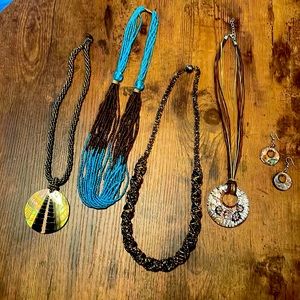 4 fashion necklaces